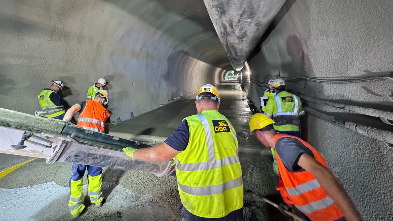 Schmittentunnel: Erster Fluchtstollen fast fertig
