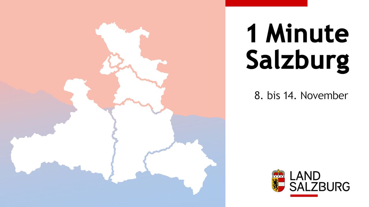 Vorschaubild zum Video: 1 Minute Salzburg: 8. bis 14. November 2025