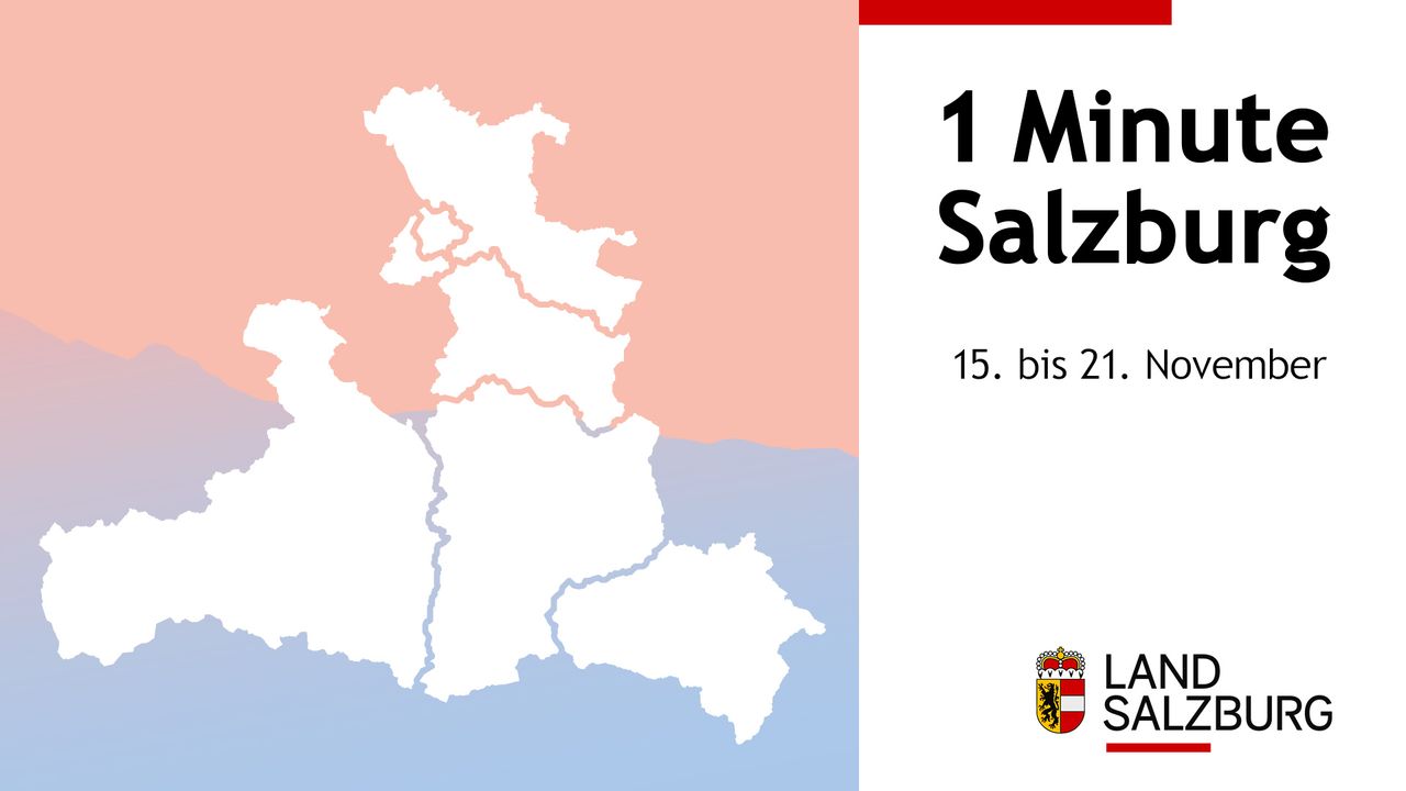1 Minute Salzburg: 15. bis 21. November 2025