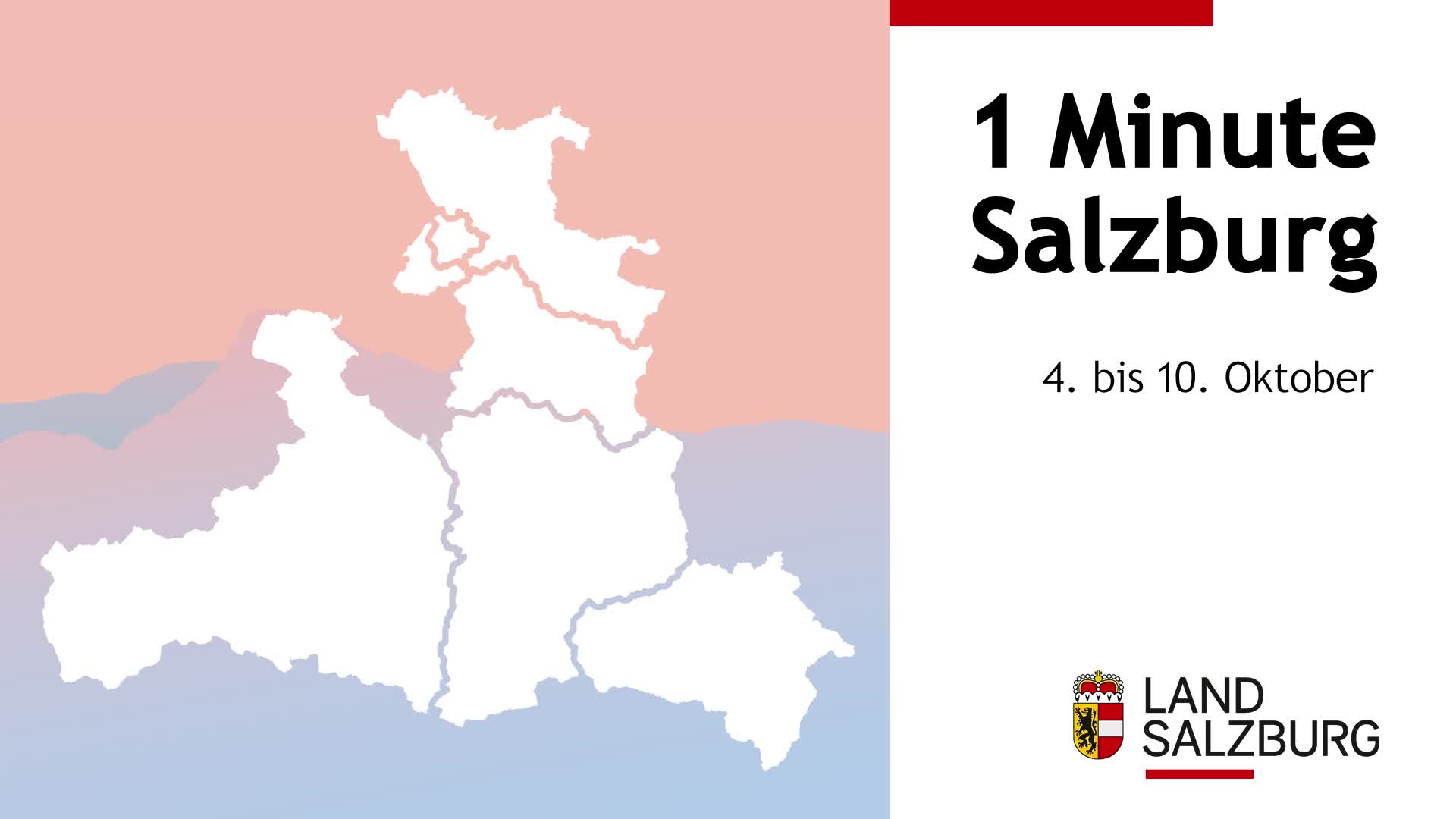 1 Minute Salzburg: 4. bis 10. Oktober 2025